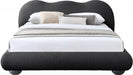 Hyde Boucle Fabric Full Bed (3 Boxes) Black - HydeBlack-F