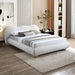 Hyde Boucle Fabric King Bed (3 Boxes) Cream - HydeCream-K