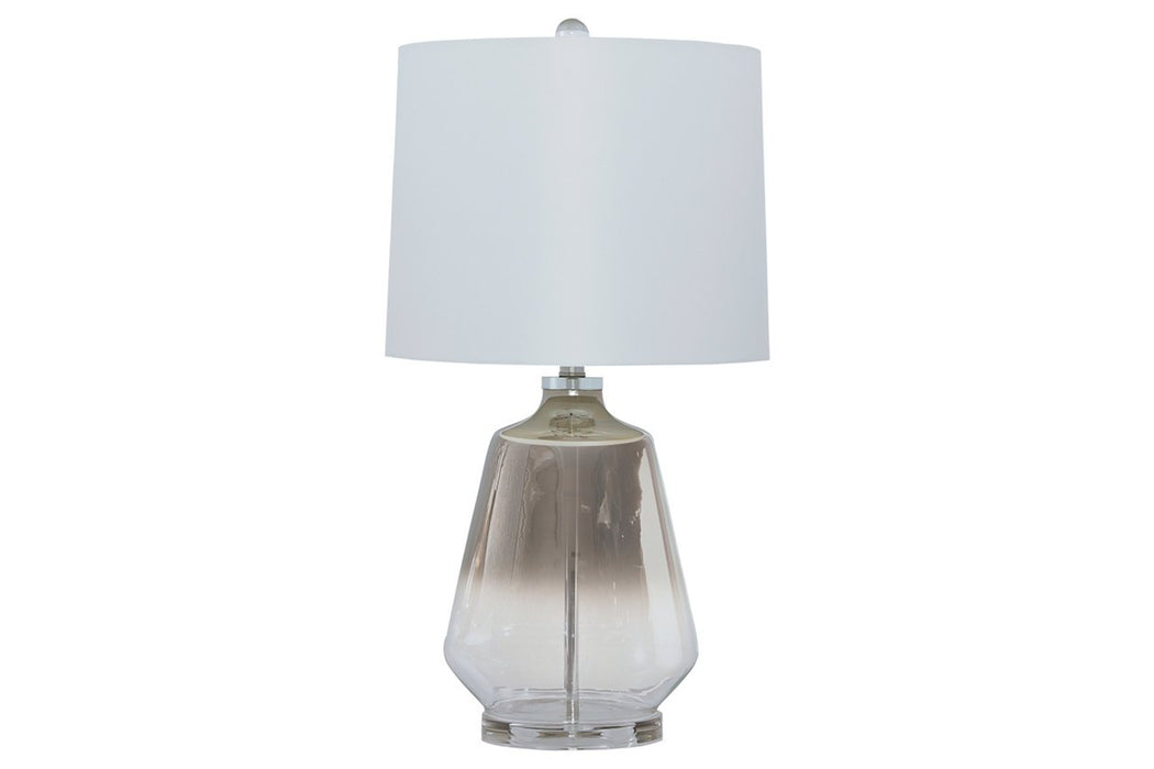 Jaslyn Silver Finish Table Lamp - L430414 - Gate Furniture