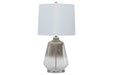 Jaslyn Silver Finish Table Lamp - L430414 - Gate Furniture