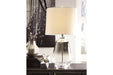 Jaslyn Silver Finish Table Lamp - L430414 - Gate Furniture