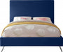 Jasmine Velvet Full Bed Blue - JasmineNavy-F