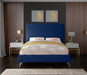 Jasmine Velvet Full Bed Blue - JasmineNavy-F