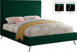 Jasmine Velvet Full Bed Green - JasmineGreen-F