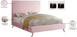 Jasmine Velvet King Bed Pink - JasminePink-K