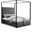 Jax Velvet King Bed Grey - JaxGrey-K