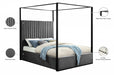 Jax Velvet Queen Bed Grey - JaxGrey-Q