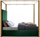 Jones Velvet King Bed Green - JonesGreen-K