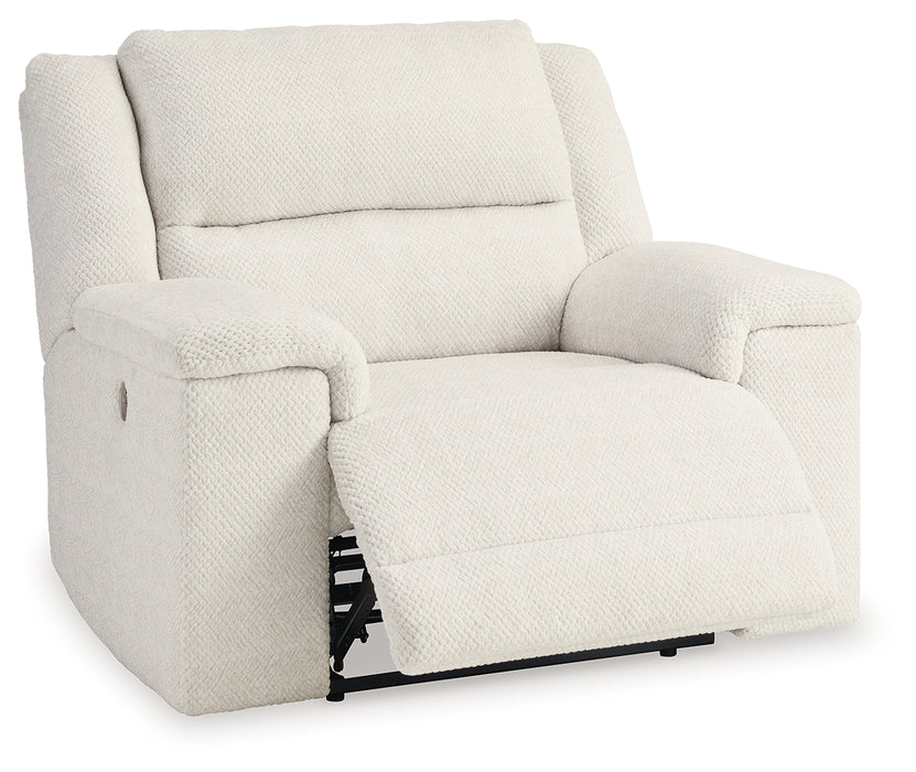 Keensburg Linen Oversized Power Recliner - 6180782