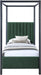 Kelly Boucle Fabric Twin Bed (3 Boxes) Green - KellyGreen-T