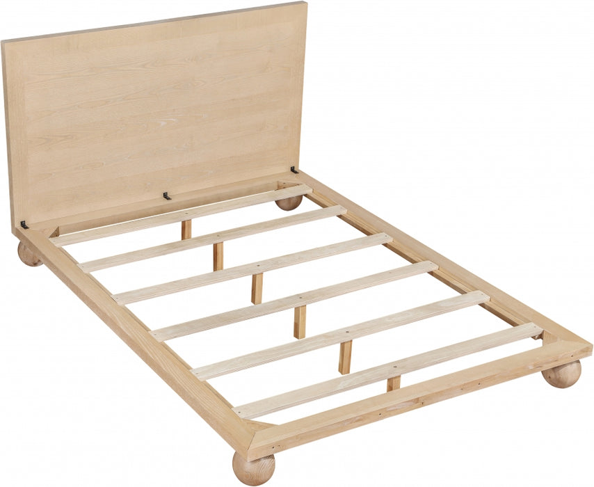 Kent Queen Bed (3 Boxes) Natural - KentNatural-Q