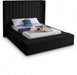 Kiki Velvet Full Bed (3 Boxes) Black - KikiBlack-F