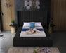 Kiki Velvet Full Bed (3 Boxes) Black - KikiBlack-F