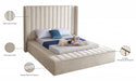 Kiki Velvet Full Bed (3 Boxes) Cream - KikiCream-F