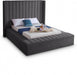 Kiki Velvet Full Bed (3 Boxes) Grey - KikiGrey-F