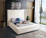 Kiki Velvet King Bed (3 Boxes) Cream - KikiCream-K