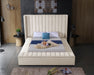 Kiki Velvet King Bed (3 Boxes) Cream - KikiCream-K