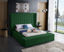 Kiki Velvet King Bed (3 Boxes) Green - KikiGreen-K