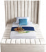 Kiki Velvet Twin Bed (3 Boxes) Cream - KikiCream-T