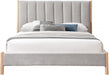 Kona Fabric Full Bed Grey - KonaGrey-F