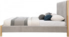 Kona Fabric King Bed Grey - KonaGrey-K