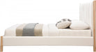 Kona Fabric Queen Bed Cream - KonaCream-Q