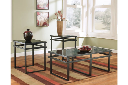 Laney Black Table (Set of 3) - T180-13 - Gate Furniture