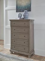 Lettner Light Gray Chest of Drawers - B733-46 - Gate Furniture