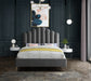 Lily Velvet Queen Bed Grey - LilyGrey-Q