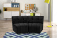 Limitless Modular Velvet Loveseat Black - 645Black-2PC