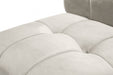 Limitless Modular Velvet Loveseat Cream - 645Cream-2PC