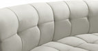 Limitless Modular Velvet Loveseat Cream - 645Cream-2PC