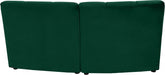 Limitless Modular Velvet Loveseat Green - 645Green-2PC