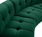 Limitless Modular Velvet Loveseat Green - 645Green-2PC