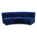 Limitless Modular Velvet Sofa Blue - 645Navy-3PC