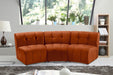 Limitless Modular Velvet Sofa Cognac - 645Cognac-3PC