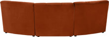 Limitless Modular Velvet Sofa Cognac - 645Cognac-3PC