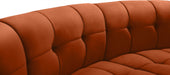 Limitless Modular Velvet Sofa Cognac - 645Cognac-3PC