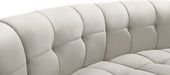 Limitless Modular Velvet Sofa Cream - 645Cream-3PC