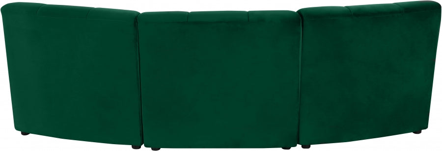 Limitless Modular Velvet Sofa Green - 645Green-3PC