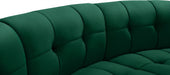 Limitless Modular Velvet Sofa Green - 645Green-3PC