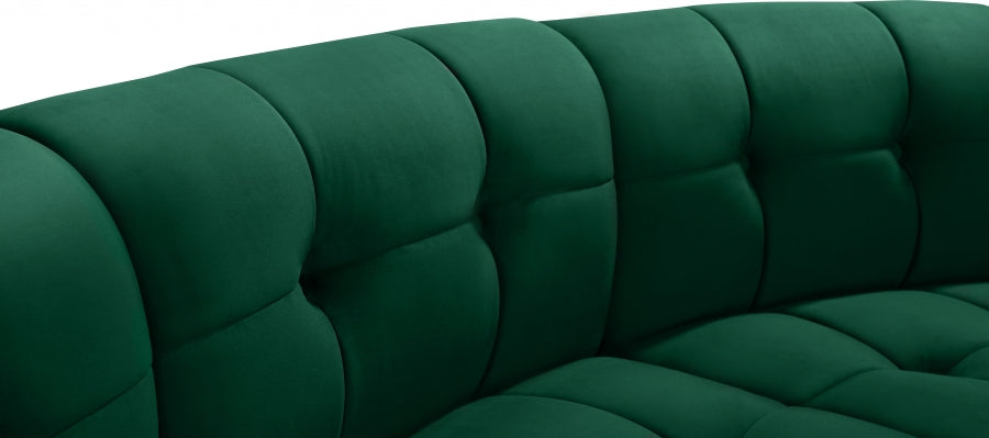 Limitless Modular Velvet Sofa Green - 645Green-3PC