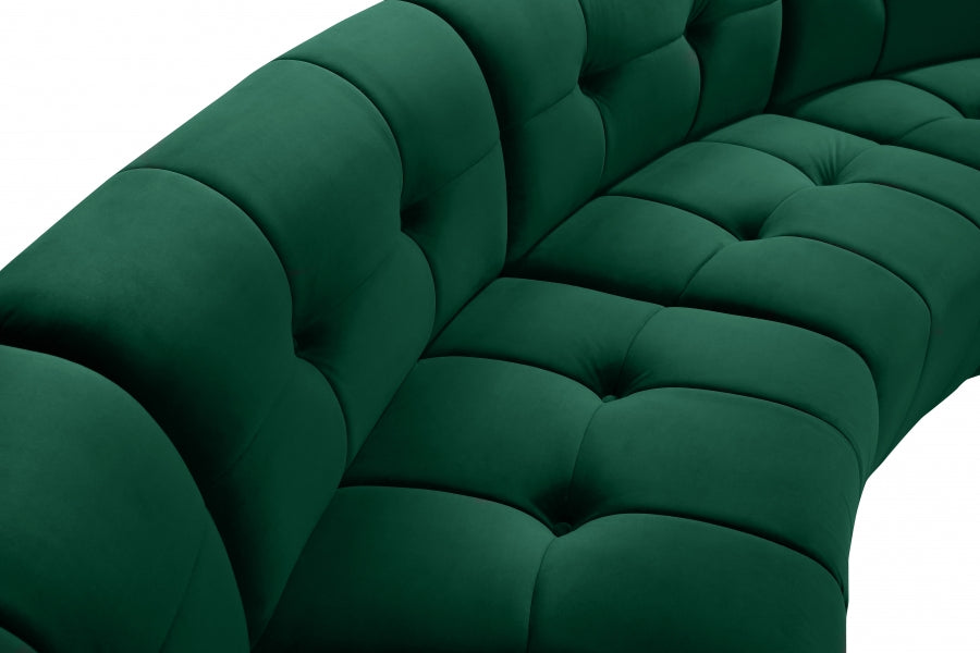 Limitless Modular Velvet Sofa Green - 645Green-3PC