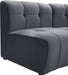 Limitless Modular Velvet Sofa Grey - 645Grey-3PC