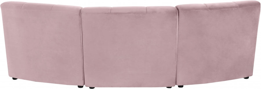 Limitless Modular Velvet Sofa Pink - 645Pink-3PC