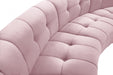 Limitless Modular Velvet Sofa Pink - 645Pink-3PC