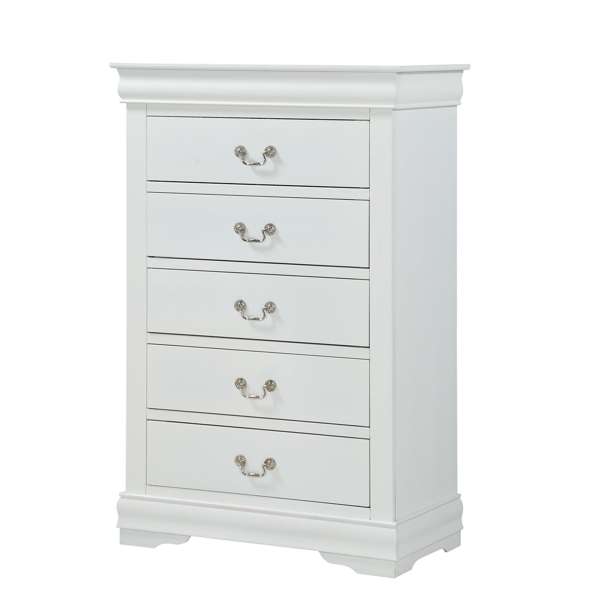 Elements International Louis Philippe Transitional 6-Drawer