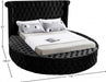 Luxus Velvet King Bed (3 Boxes) Black - LuxusBlack-K