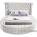 Luxus Velvet Queen Bed (3 Boxes) Cream - LuxusCream-Q