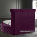 Luxus Velvet Twin Bed Purple - LuxusPurple-T